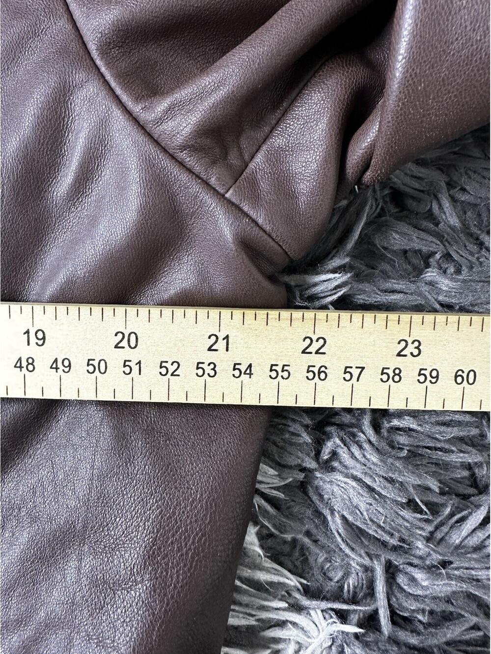 Liz Claiborne Womens XL Brown Genuine Leather Full Zip Jacket Coat Outerwear - Picture 11 of 12